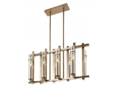 Louis Antique Brass Long Pendant