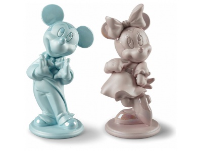 Set Mickey & Minnie. Glazed 3