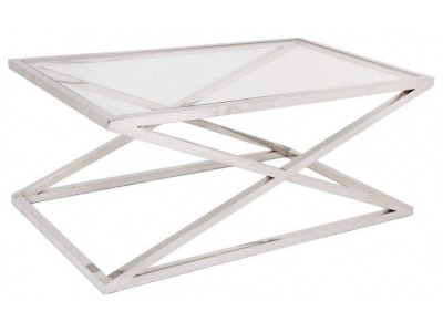 Nico Coffee Table in Stainless Steel