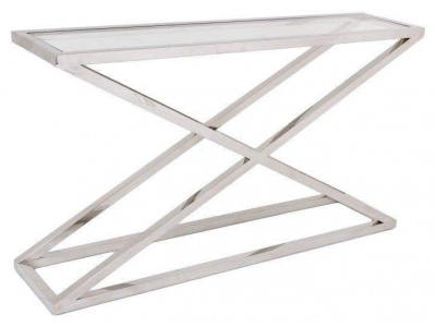 Nico Console Table in Stainless Steel 3
