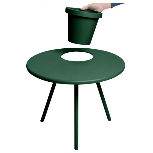 Bakkes Planter/ side table Emerald green 6