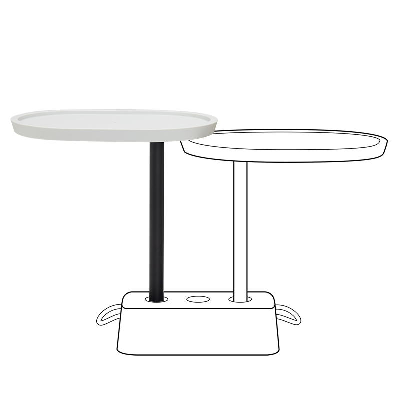 Brick’s Buddy Extra table for Brick Table Light grey 6