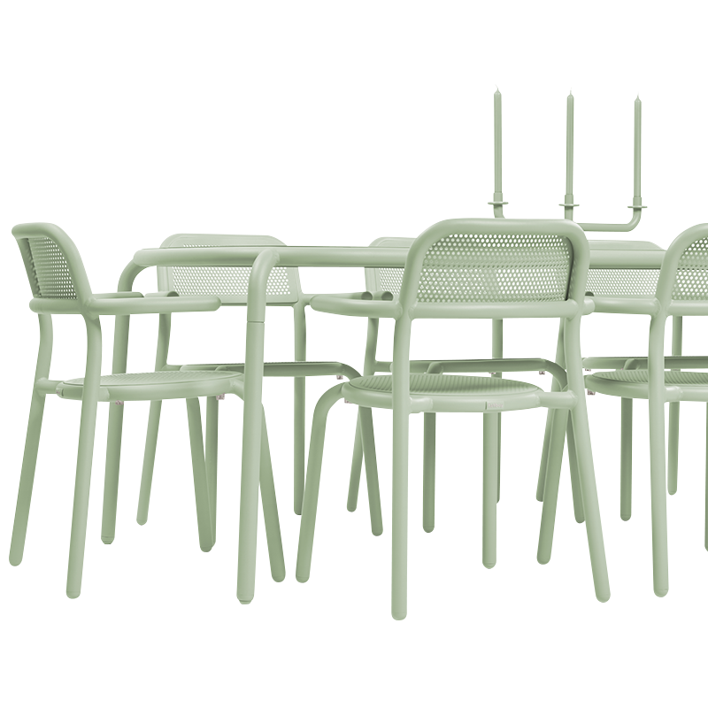 Toní Tablo Bistro table Mist Green 10 Toní Tablo Bistro table Mist Green 10