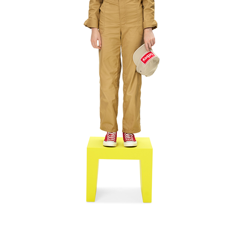 Concrete Seat Stool Dijon Yellow 5