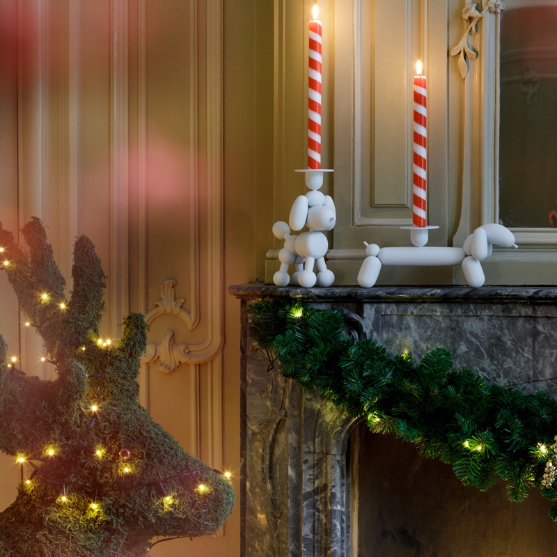 Candolls Candlestick White 10