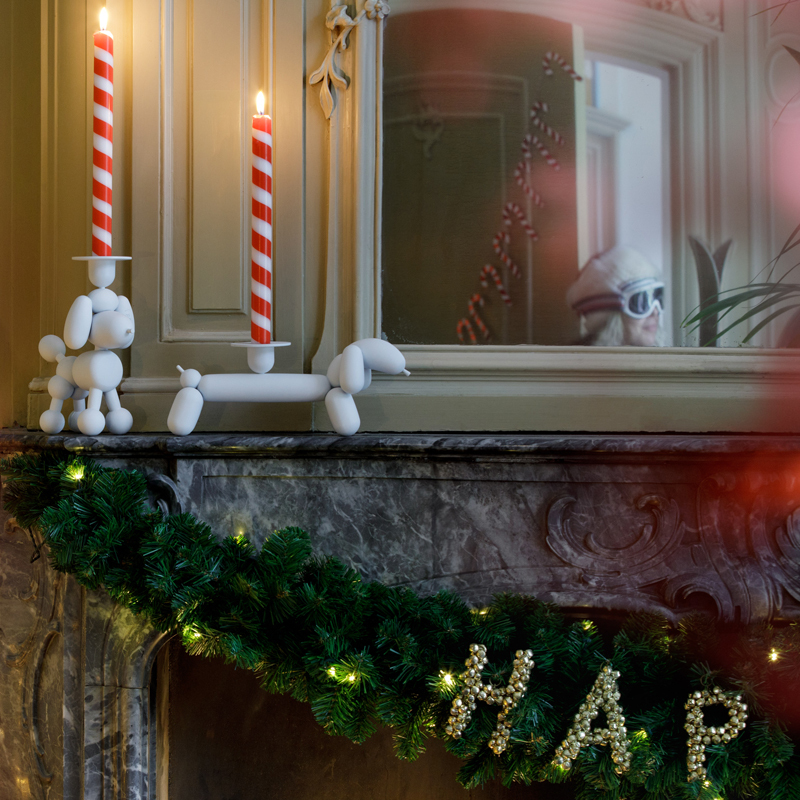 Candolls Candlestick White 7