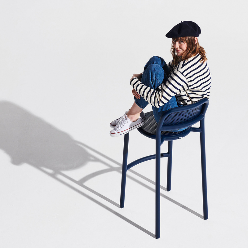 Toní Barfly bar chair Dark ocean 7