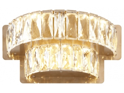 Giness in Gold 2 Tier Wall Lamp