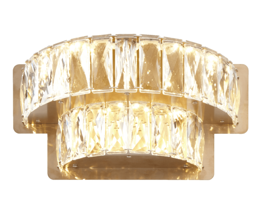 Giness in Gold 2 Tier Wall Lamp 3 Giness in Gold 2 Tier Wall Lamp 3
