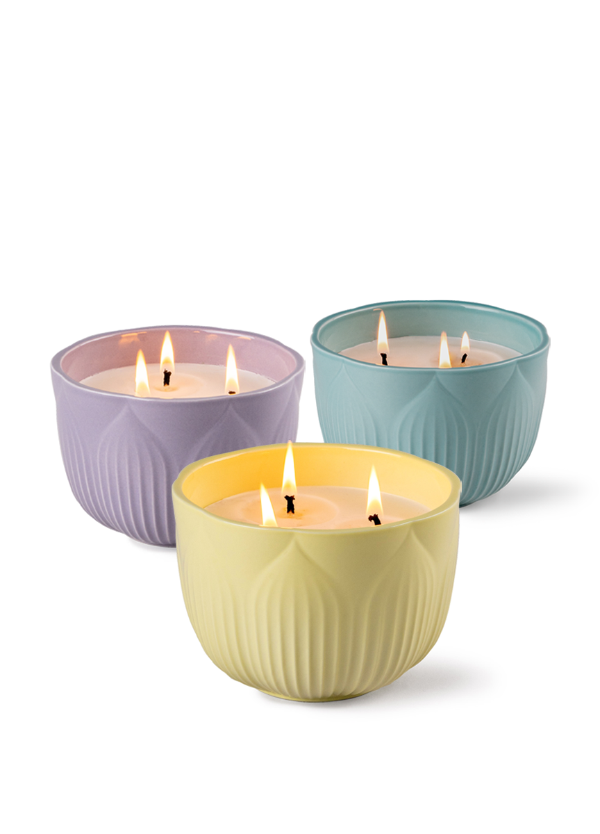 Set Velas Fleurs 3 Set Velas Fleurs 3