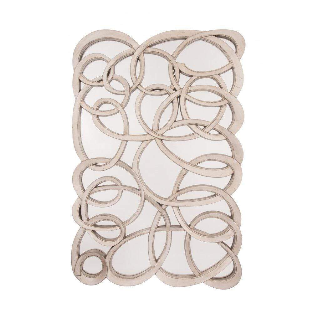 Silver Swirl Front Wall Mirror 3 Silver Swirl Front Wall Mirror 3