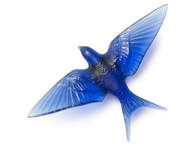 Swallow wings down wall sculpture