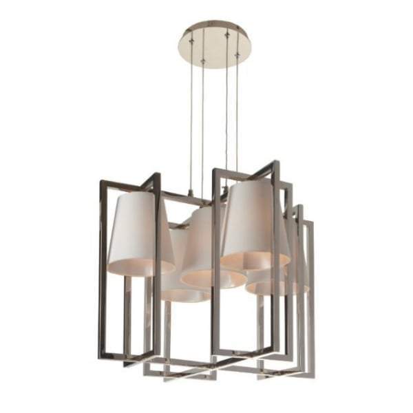 Thomas Griem Hurricane Nickel 5 Light Chandelier 3 Thomas Griem Hurricane Nickel 5 Light Chandelier 3